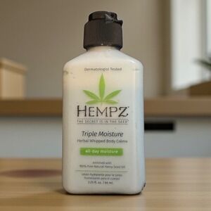 Hempz Triple Moisture Herbal Whipped Body Creme All Day Moisture 2.25 oz